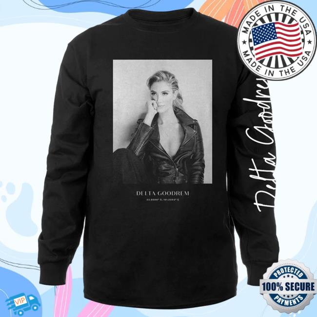 Official Merch Bar Delta Goodrem Photo Of Delta Goodrem Long Sleeve BlackMerchBar