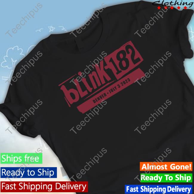Ian Williams Blink 182 Merch Tour Denver July 3 2023 Tank Top