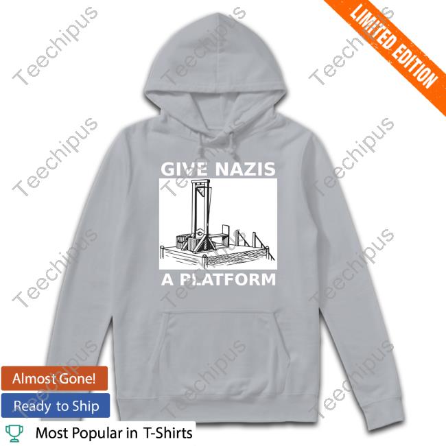 Ellearmageddon Give Nazis A Platform Long Sleeve Tee Shirt