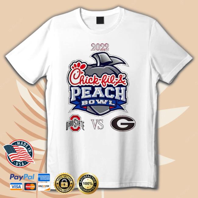 2022 Peach Bowl Ohio State University Buckeyes Vs Georgia Bulldogs Shirts