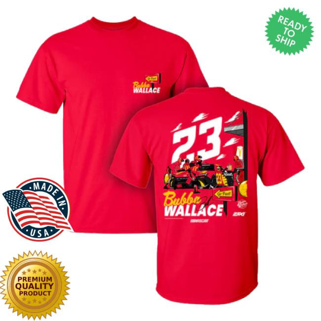 Original Red Go Fast Hoodie Bubba Wallace Store