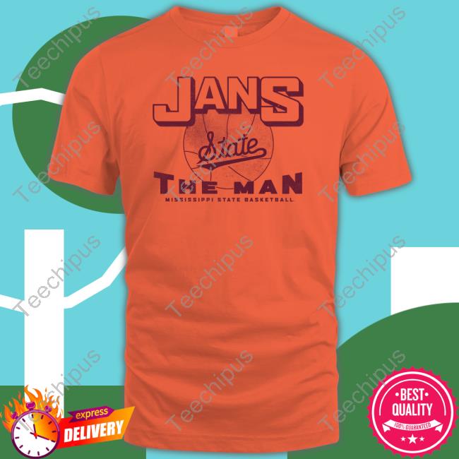 Jans State The Man Mississippi State Baseketball Tee Shirt