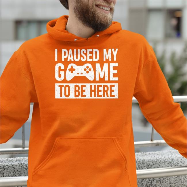 Brandon I Paused My Game To Be Here Tee