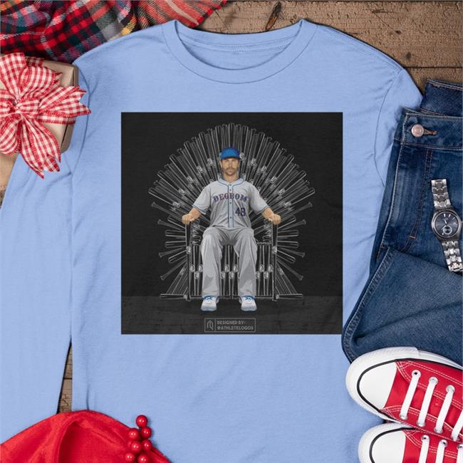 New York Mets The King Degrom Long Sleeve T Shirt Jacob degrom