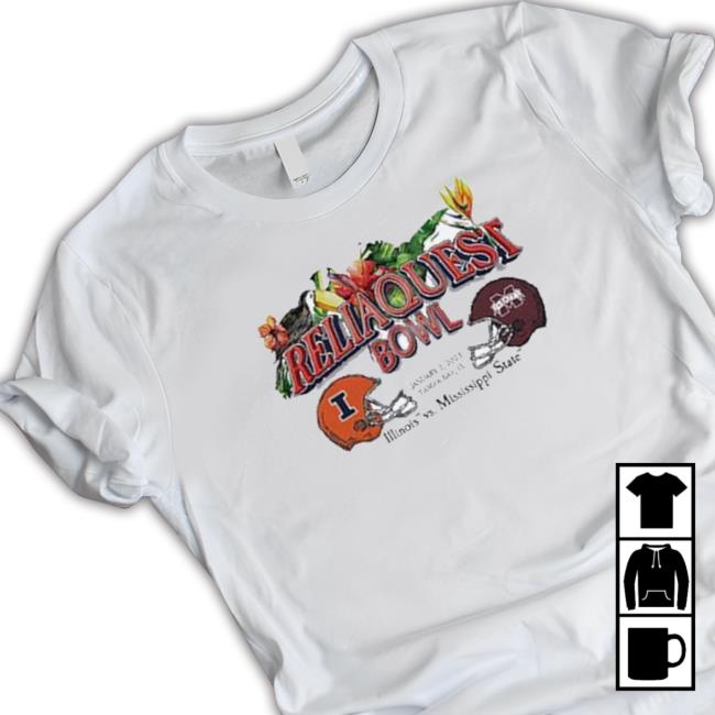 Illinois Football Reliaquest Bowl Matchup Illinois Vs Mississippi State Long Sleeve Shirt