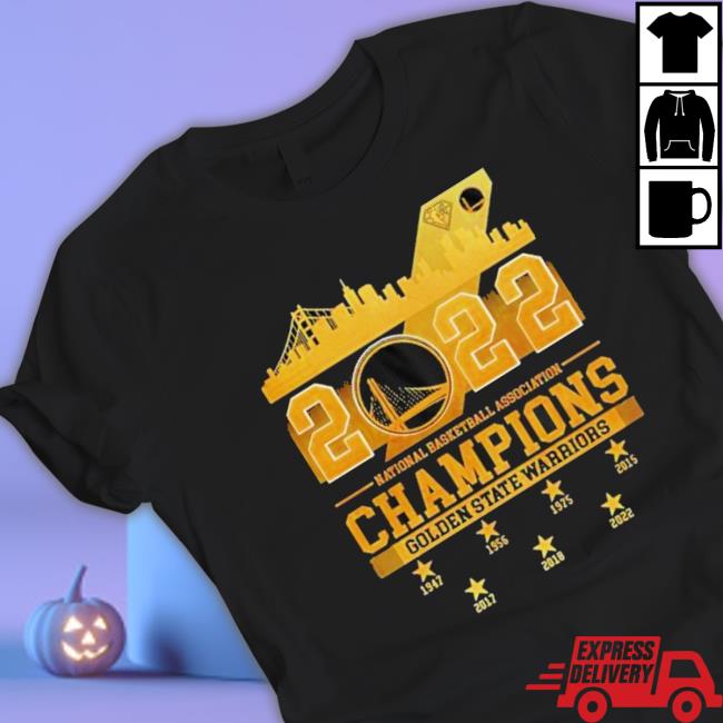 Golden State Warriors 2022 National Basketball Association Champions 1947-2022 Crewneck Sweatshirt
