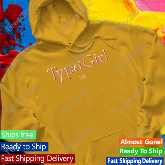 Linyalinya Store Typo Girl Hoodie