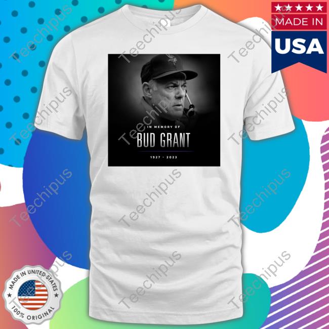 Minnesota Vikings In Memory Of Bud Grant Tee