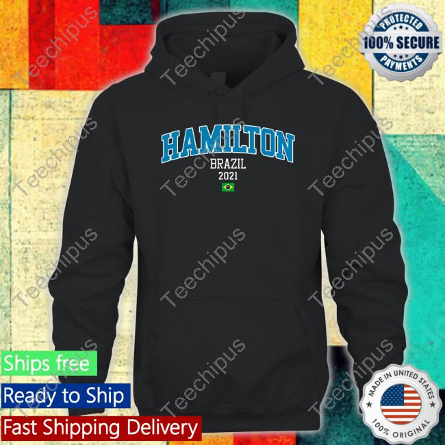 Hamilton Brazil 2021 Bandeiras T Shirt