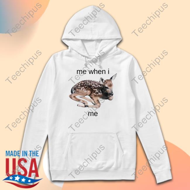 Me When I Me Young Sika Deer Long Sleeved T-Shirt