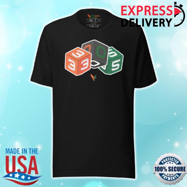 Official Miami Flo 305 Dice Tee - Designed By Jas