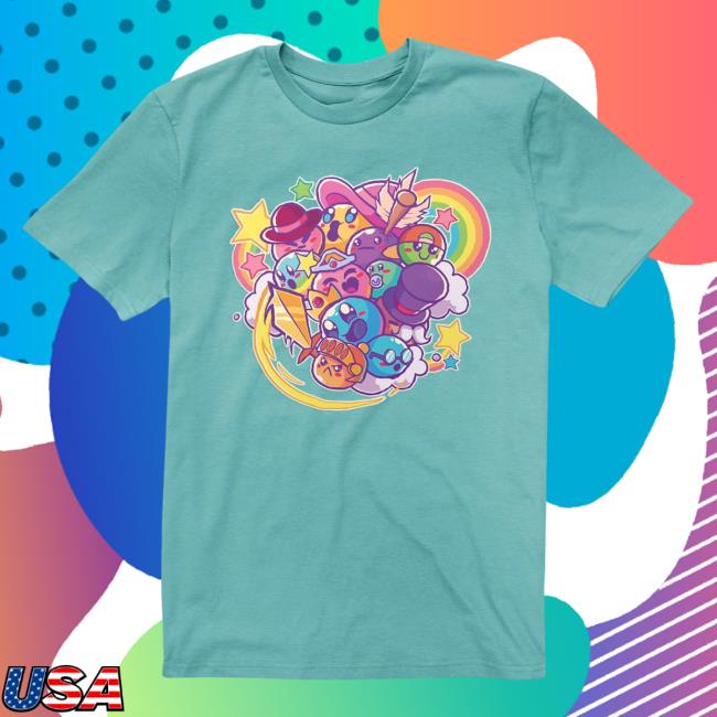 Official Terraria Merch Store Shop Town Slime Long Sleeve Top Shirt