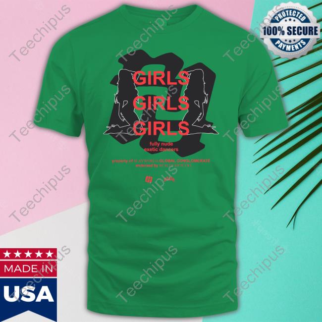 Girls Girls Girls Fully Nude Exotic Dancers Hoodie