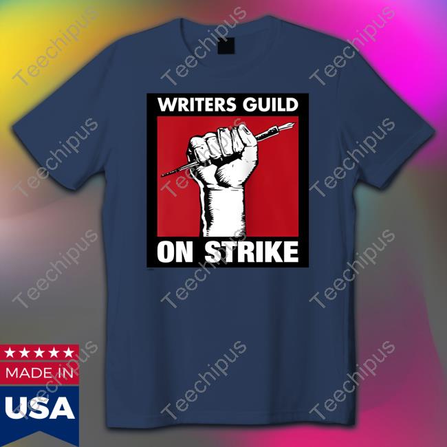 Rebekah Entralgo Writers Guild On Strike Shirt