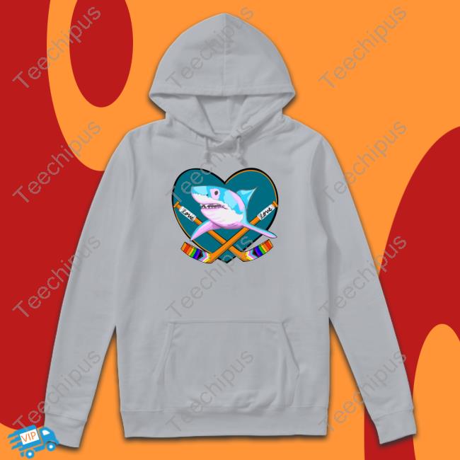 Sharksproshop Store San Jose Sharks Pride Night Logo Shirt