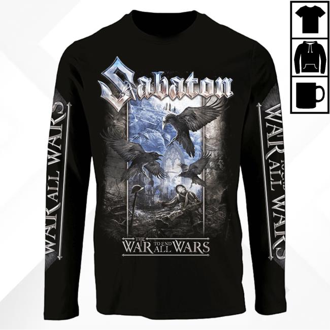Official Sabaton Merch Store Sabaton War Never Ends Long Sleeve Tshirt Sabaton Shop