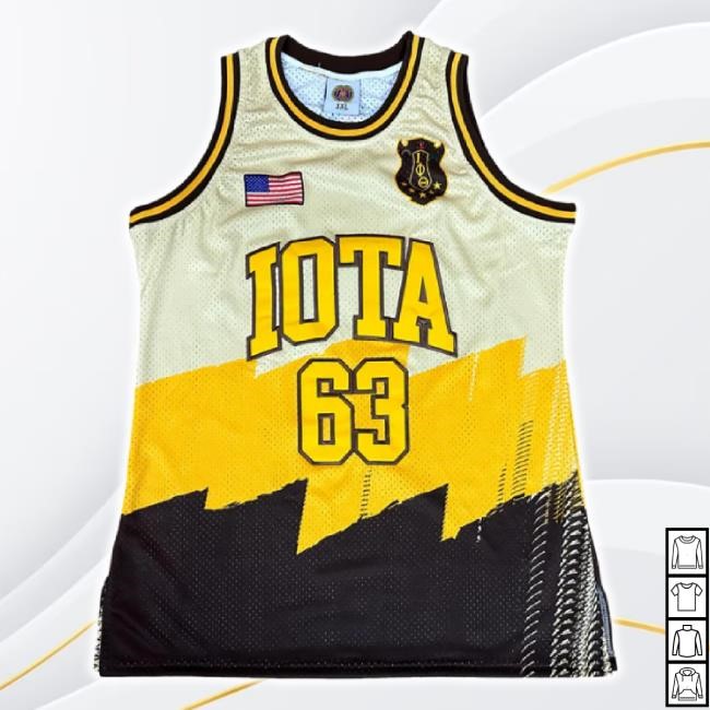 Official Iota Phi Theta Vintage Style Basketball Jersey Long Sleeve T Shirt Yard Merch Store Shop