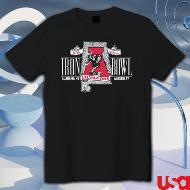 Alabama Crimson Tide 87Th Annual Iron Bowl Champions Tee