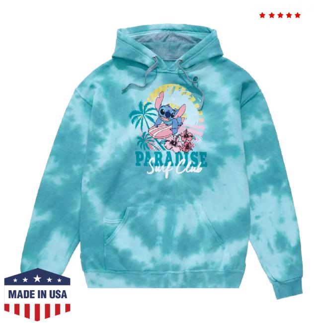 Trending Disney Lilo & Stitch Paradise Surf Club Tie-Dye Unisex Sweatshirt - Boxlunch Exclusive