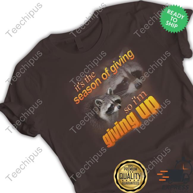 Snazzy Seagull Store It's The Season Of Giving So I'm Giving Up Hoodie