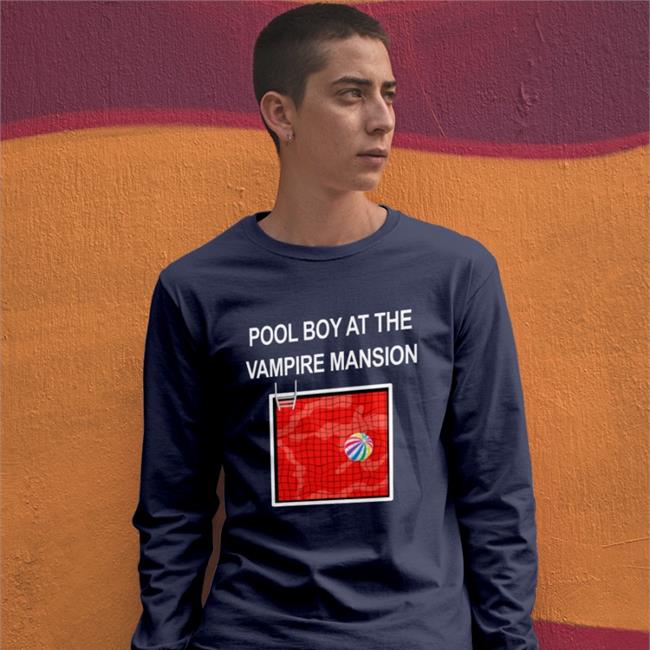 Pool Boy At The Vampire Mansion Shirts Black
