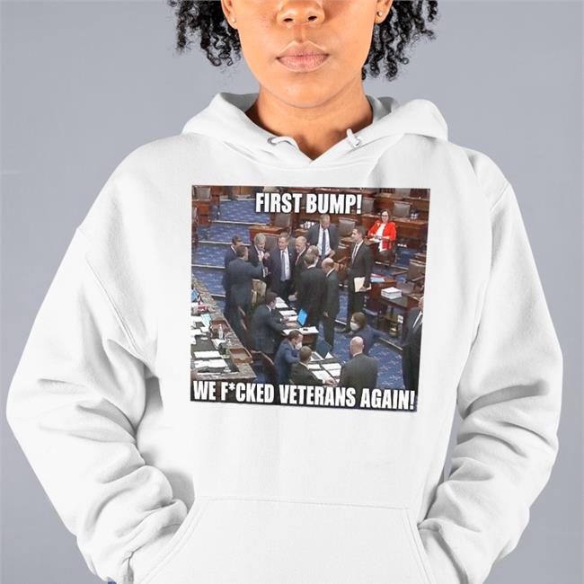 Aunt Crabby Calls Bullshit First Bump We Fucked Veterans Again Tee Shirts Senate Democrats