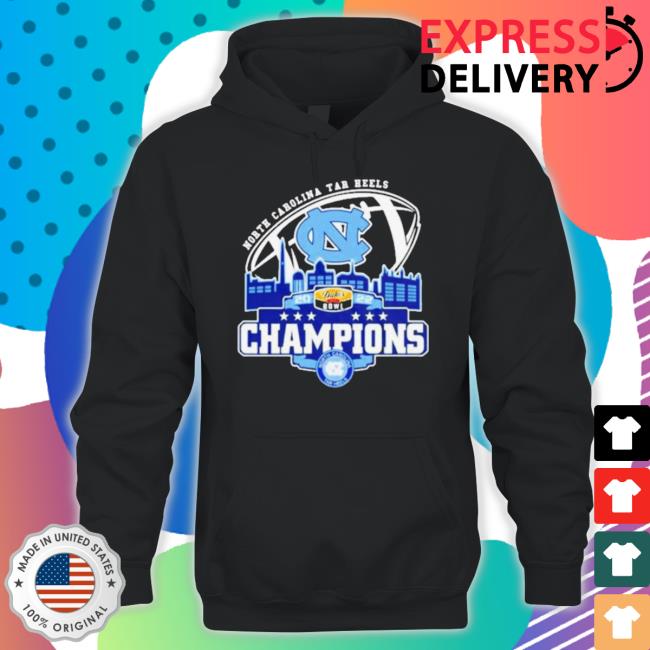 North Carolina Tar Heels Logo Dukes Bowl City 2022 Champions Hoodie