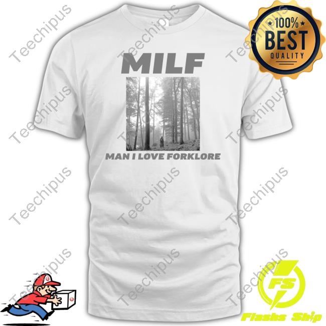 Sadstreet Merch Taylor Swift Milk I Love Folklore Hoodied Sweatshirt