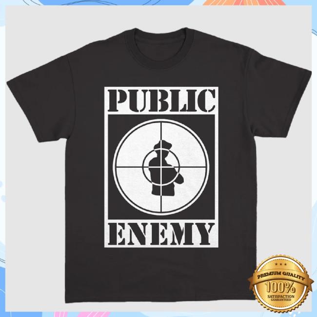 Trending Public Enemy Sniper Logo Classic Black Hoodie Sweatshirt Publicenemy Shop