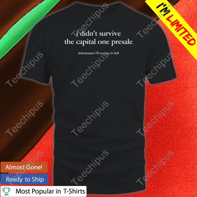 Irene Anna I Didn't Survive The Capital One Presale Sweatshirt Enerianna