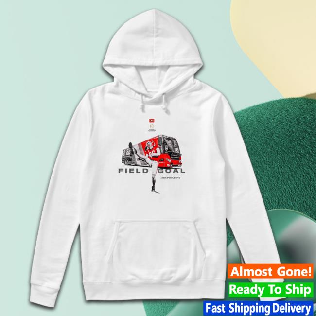 Official Jack Podlesny Field Goal National Championship Indianapolis 2022 Hooded Sweatshirt