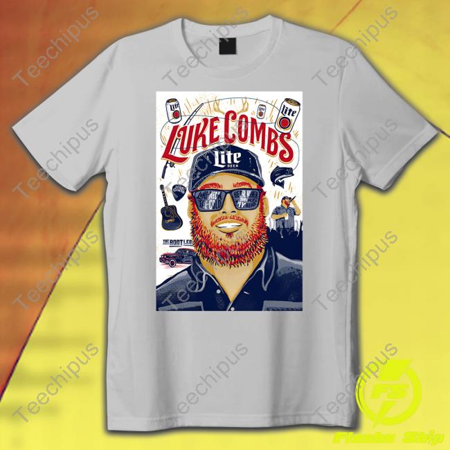 Luke Combs Miller Lite Tee Shirt Lukecombs Store Luke Combs Miller Lite Hoodie
