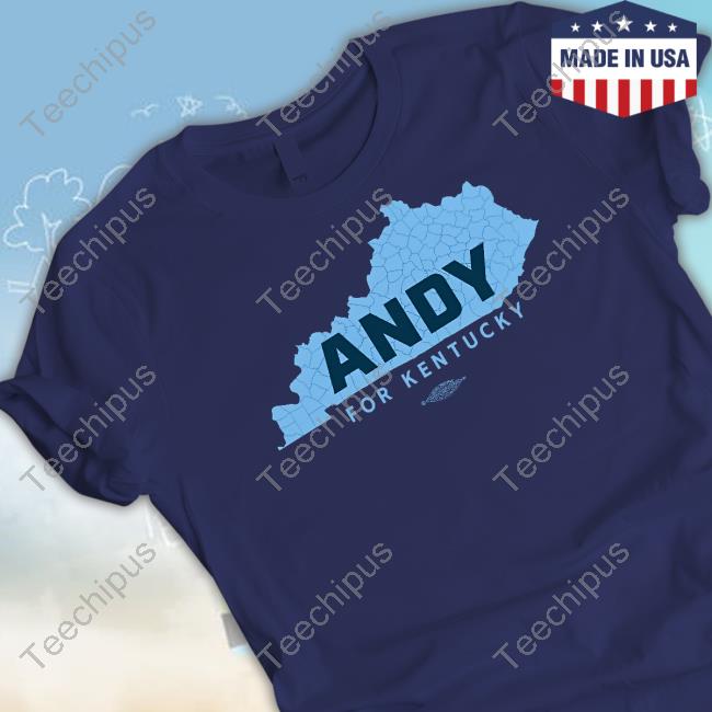 Andy Beshear Andy For Kentucky Map T-Shirt