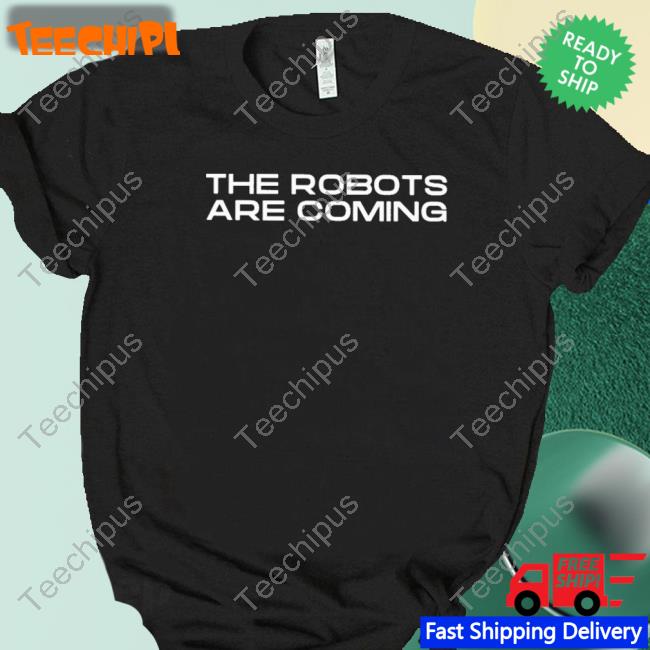 Official Farzad Mesbahi The Robots Are Coming Long Sleeve Shirt