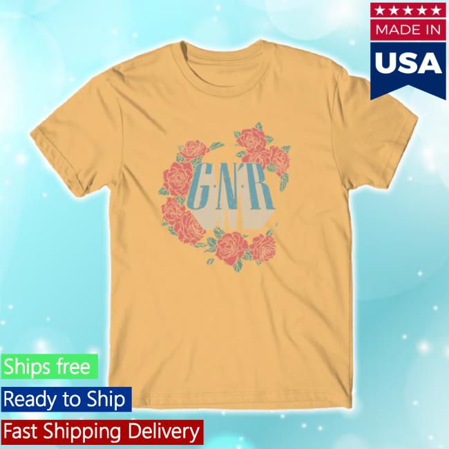 Trending Gnr Merch Store Yellow Rose Women's Tee Gnrmerch Shop
