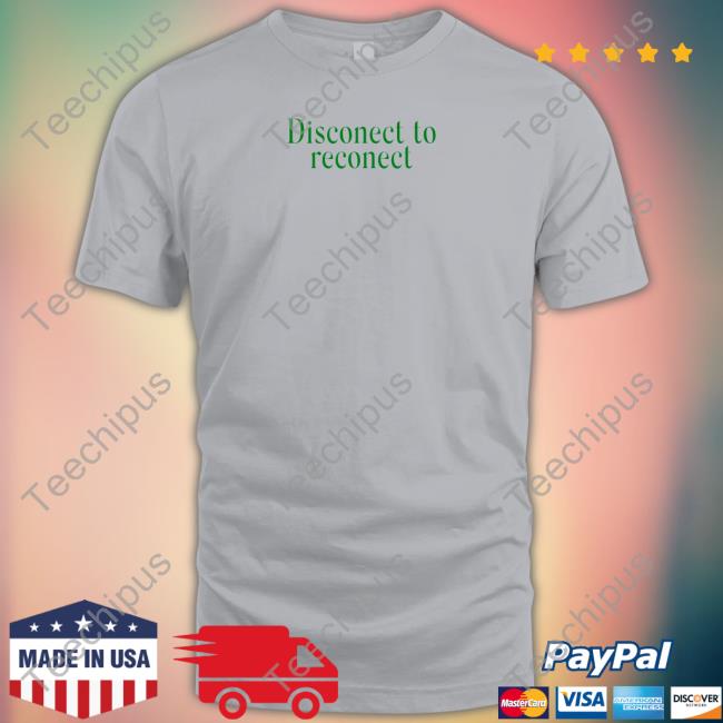 Disconnect To Reconnect Hoodie Bluejadefinds Merch