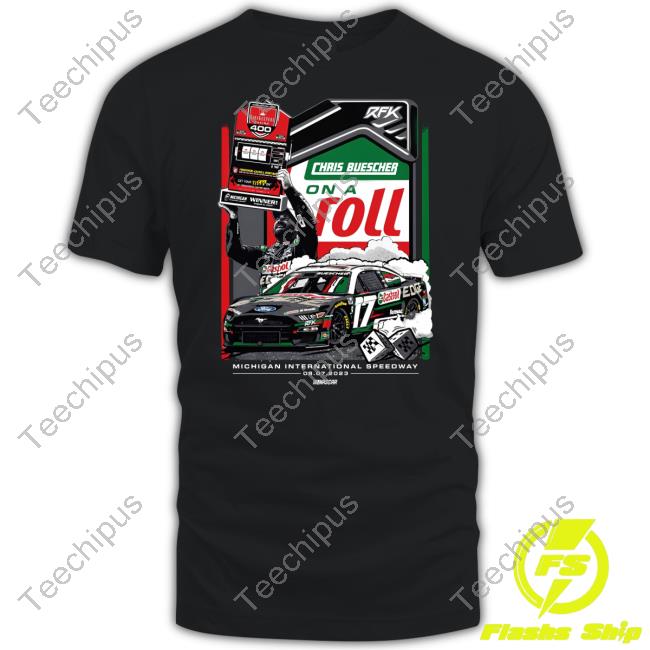 Rfkshop Chris Buescher On A Roll Michigan Hoodie