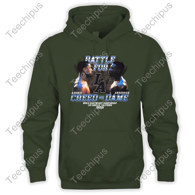 Rattle For La Adonis Creed Vs Anderson Dame New Shirt
