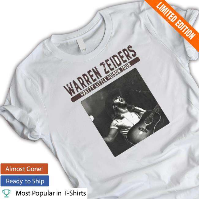Pretty Little Poison Tour Warren Zeiders tee shirt Pretty Little Poison Tour Warren Zeiders T- shirt