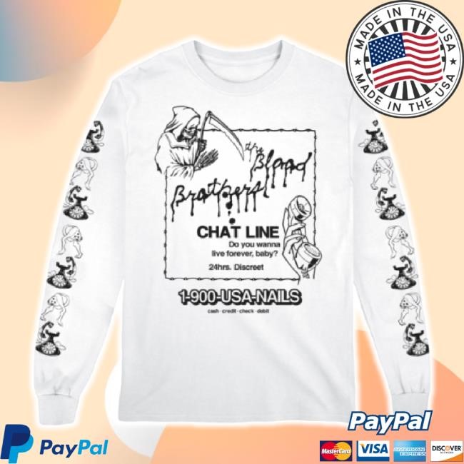 Trending Chat Line Sweaters The Blood Brothers Shop Merch Store