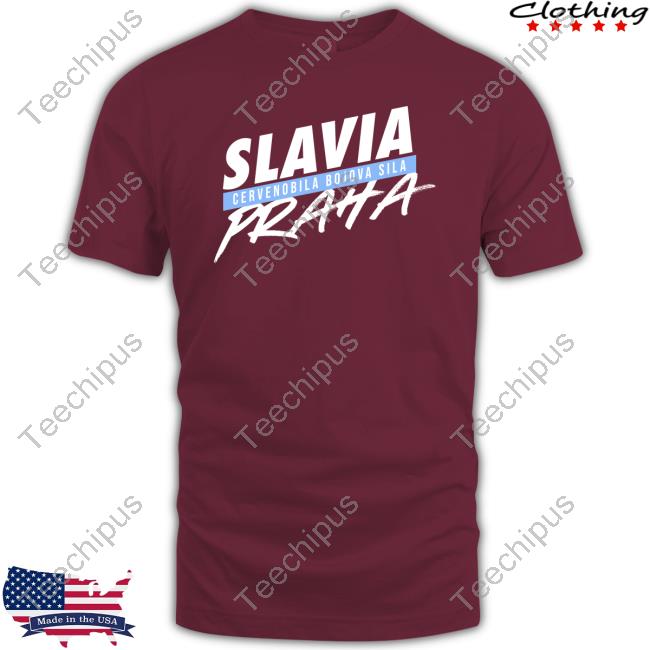 Slavia Cervenobila Bojova Sila Praha Tee Shirt