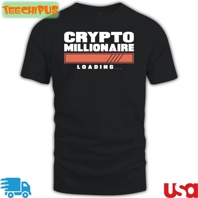 Michael Branch Wearing Crypto Millionaire Loading Tee