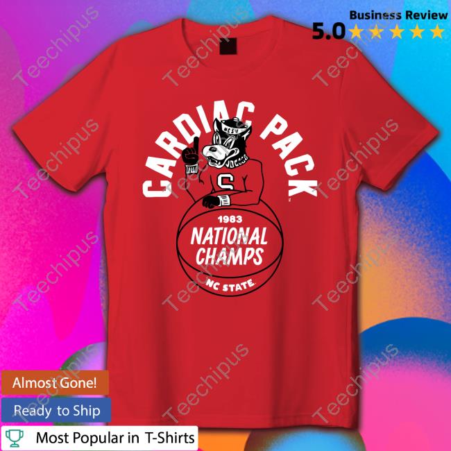 Cardiac Pack 1983 National Champs Nc State T-Shirt