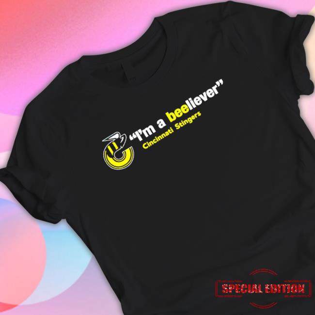 Cincinnati Stingers I’M A Beeliever Crewneck Sweatshirt
