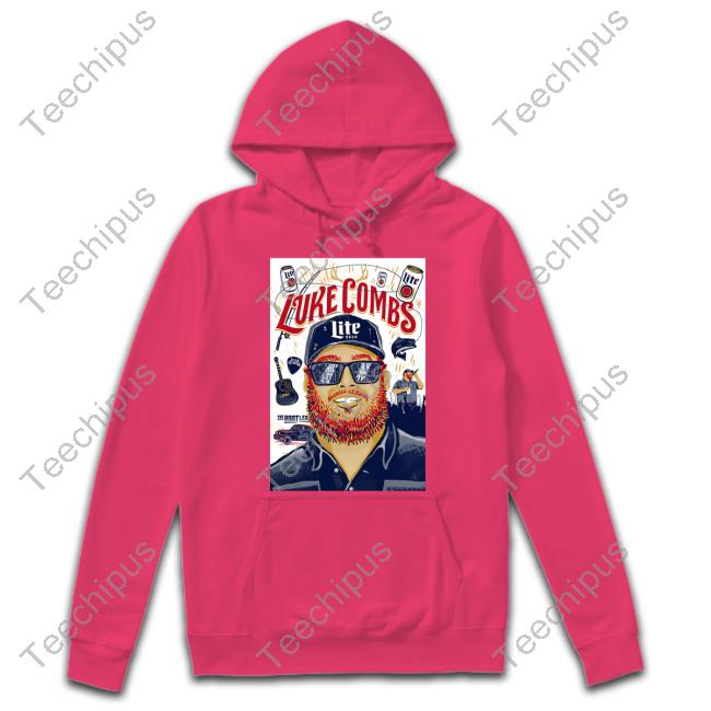 Luke Combs Miller Lite Tee Shirt Luke Combs Miller Lite T-Shirt