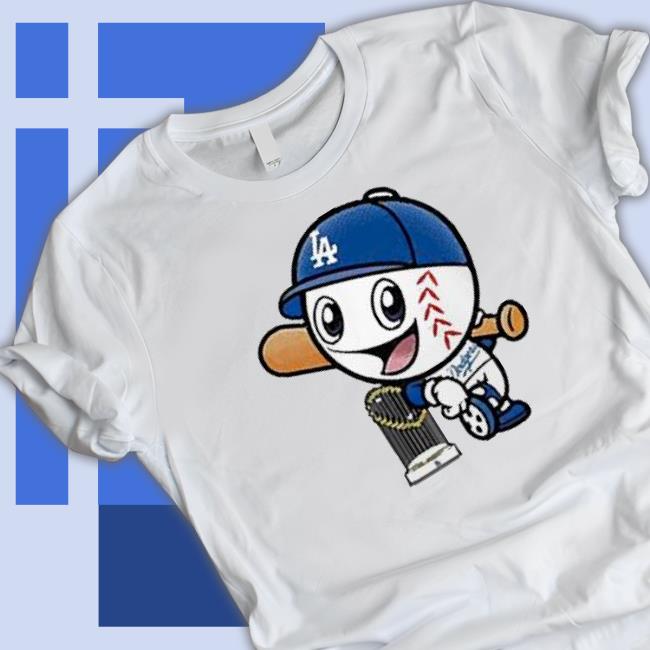 Official Mr Dodger World Series Trophy La Dodger Sweatshirt