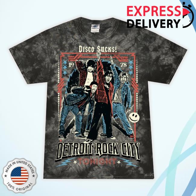 Trending Creeporama Store Detroit Rock City "1978" Tie Dye Hoodie