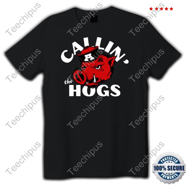 Josh Teeter Wearing Arkansas Callin Hogs Shirt, Hoodie, Sweatshirt, Tank Top And Long Sleeve Tee