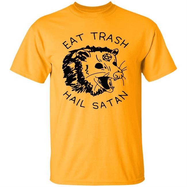 Possum Eat Trash Hail Satan shirt Possum Eat Trash Hail Satan shirt