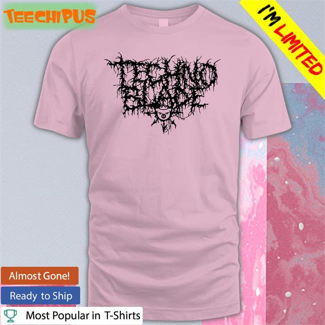 Metal Font Tee Shirt Technoblade Merch